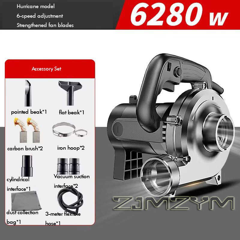 Crossfit Machine - 6280W 3M-6M-8M Industrieller Staubabsauger Hochleistungs-Staubsauger für