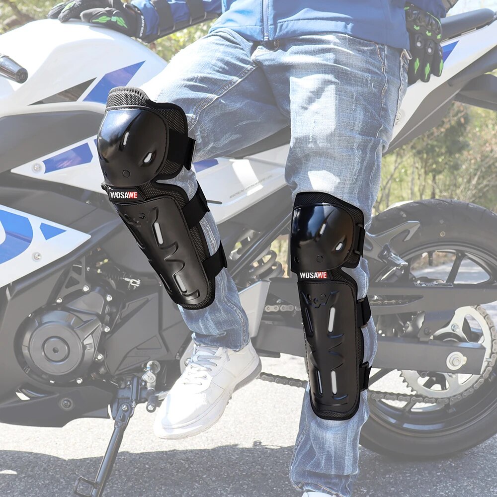 Shin Guard Crossfit - Wosawe Sport Knie & Ellbogens chützer