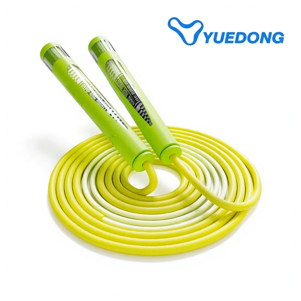 Jump Rope Speed Bearing - YUEDONG Verstellbares Geschwindigkeits-Springseil Farbverlauf PVC-Springseil Verwicklungsfreier