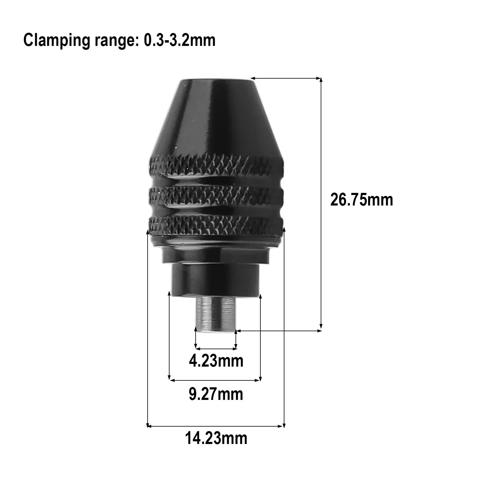 Crossfit Machine - 1pc 0,3-3,2mm Multi Bohrfutter Für WORX