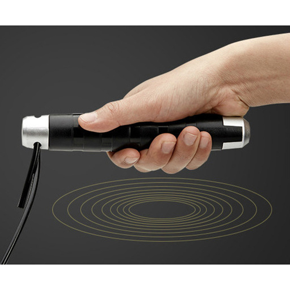 Schwarzes Stahlseil-Springseil – Jump Rope Speed Bearing Bewertung und Preis
