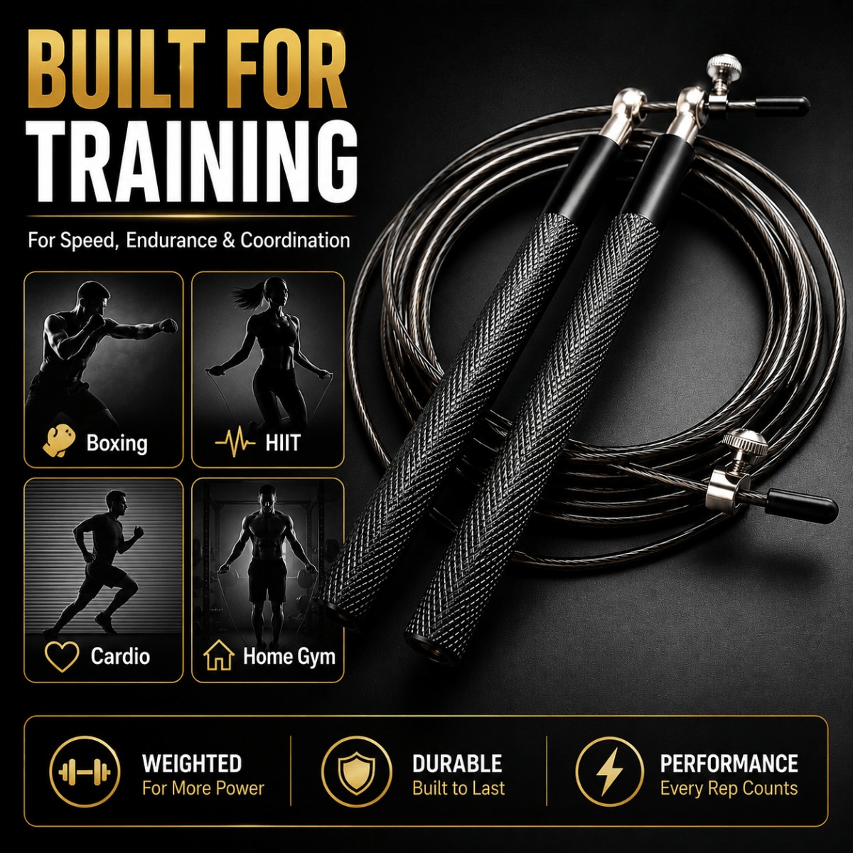 360-Grad-Kugellager-Springseil – Jump Rope Speed Bearing Bewertung und Preis