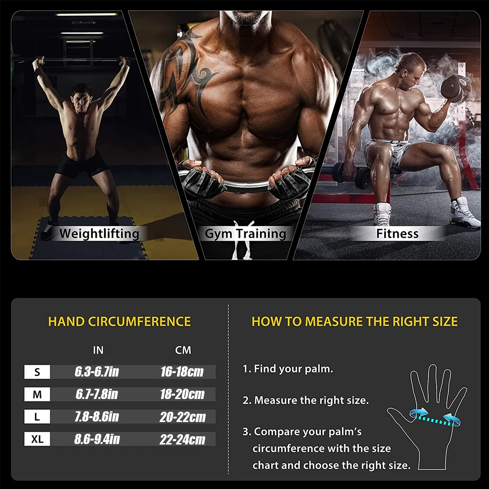 1 Paar Halbfinger-Fitness hand – Crossfit Workout With Equipment Bewertung und Preis