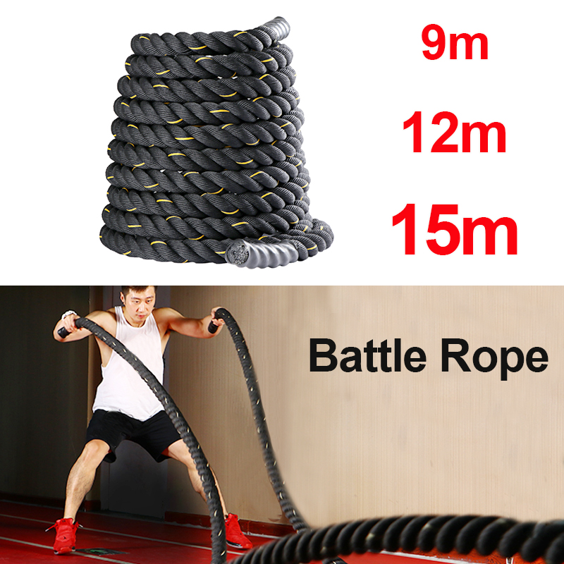 9M/12M/15M Fitness Battle Rope – Crossfit Workout With Equipment Bewertung und Preis